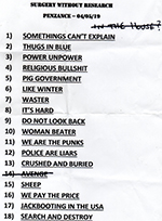 Surgery Without Research - Mounts Bay Academy, Penzance, Cornwall 4.5.19